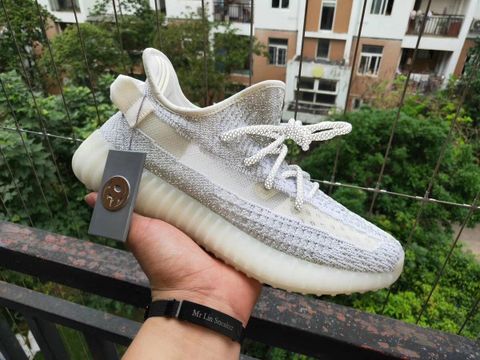  [OG Version] - Yeezy 350v2 - Static White - Reflective - EF2367 