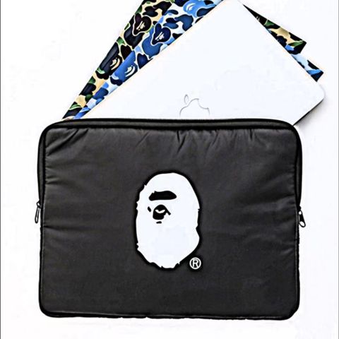  BAPE® Laptop Bag (13in) / Ipad Bag Black (HẾT HÀNG) 