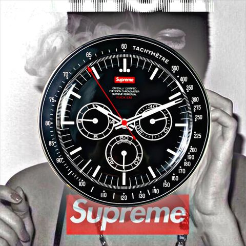  Supreme Watch Plate Black - Đĩa Sứ Supreme (HẾT HÀNG) 