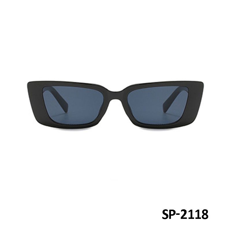 Mắt kính mát nam nữ chữ nhật gọng kính nhựa UV400 Jaliver Young SP - 2118