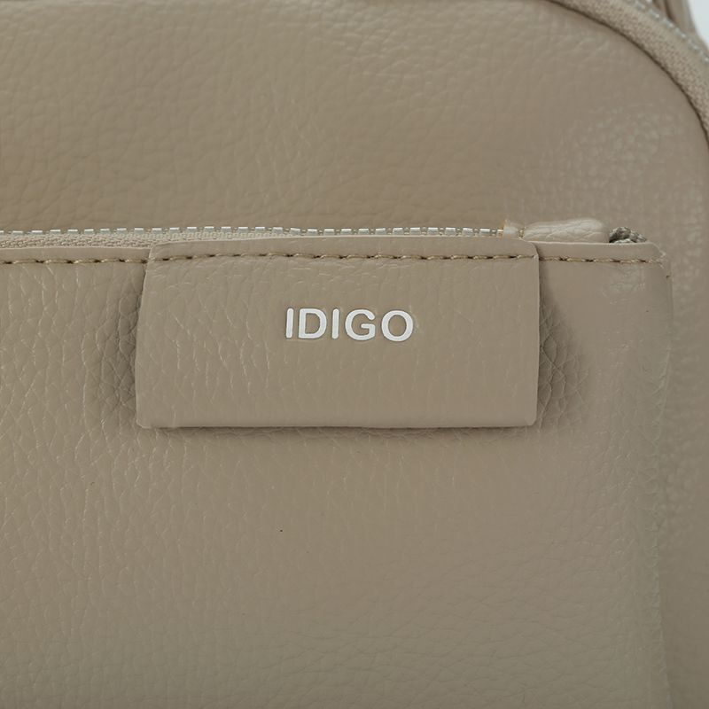 Túi xách nữ đi chơi, túi đeo chéo phom mềm nhiều ngăn dây đeo vải họa tiết IDIGO FB2 - 4323