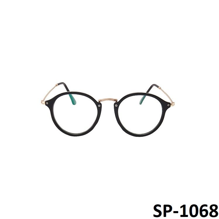 Mắt kính mát nam nữ tròn gọng kính nhựa UV400 Jaliver Young SP – 1068