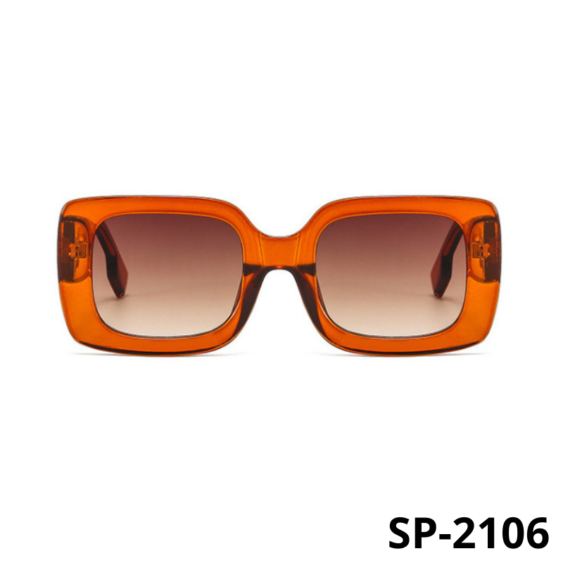 Mắt kính mát nam nữ vuông gọng kính nhựa UV400 Jaliver Young SP - 2106