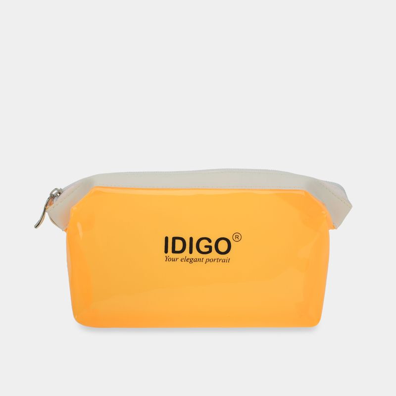 Túi đựng mỹ phẩm nhựa PVC dẻo trong suốt, chống thấm nước, túi trang điểm, đựng đồ vệ sinh cá nhân tiện lợi cầm tay hoặc đem đi du lịch IDIGO FP5 - 1101