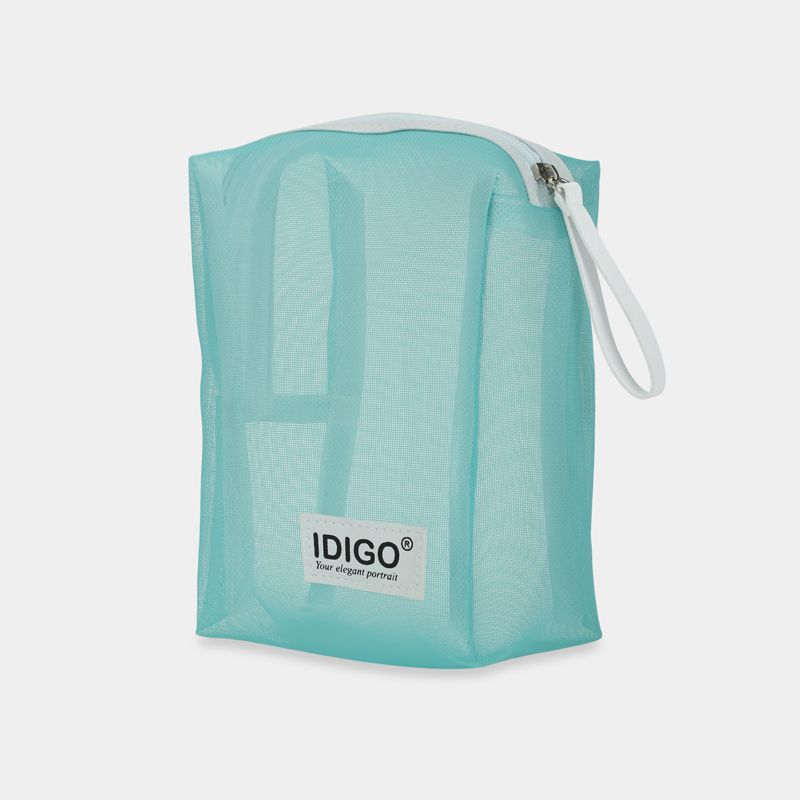 Túi đựng mỹ phẩm trong suốt chuyên dụng, túi lưới đựng đồ vệ sinh cá nhân mang theo du lịch, đi tập gym IDIGO FM4 - 1100