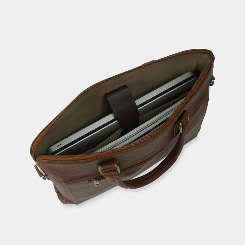 Túi đeo chéo công sở nam nữ, túi xách Laptop 14inch đi học chi tiết vạt cắt IDIGO UB2 - 6014