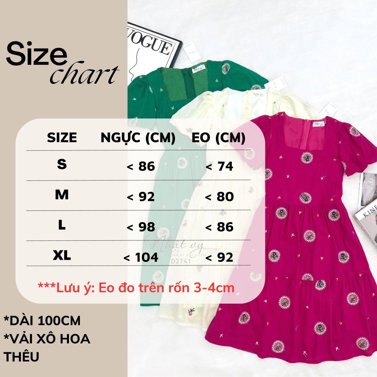 Đầm babydoll tay bí cổ vuông - D2741
