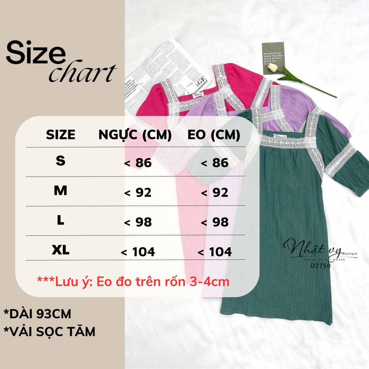 Đầm suông phối viền ren tay lửng - D2750