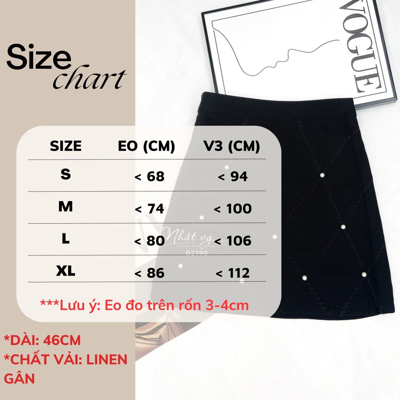 Chân váy dáng ôm đính ngọc - D2790