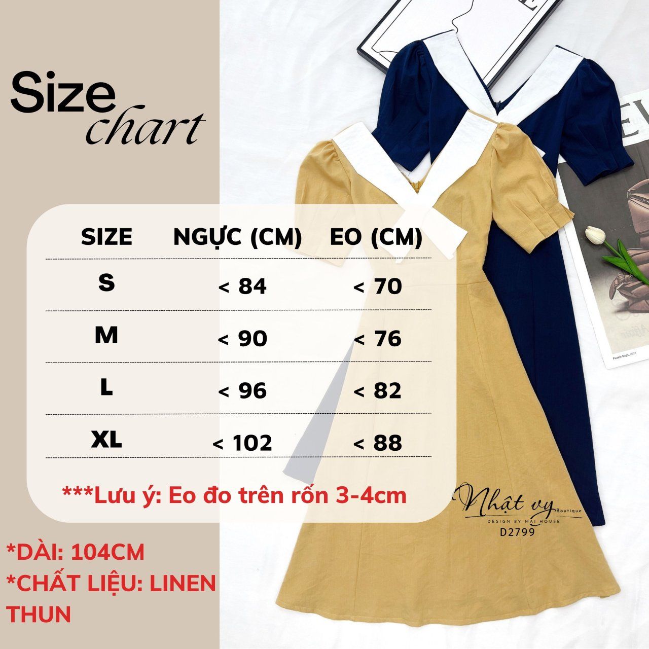 Đầm dáng xoè cổ phối chéo cách điệu tay nhún kiểu - D2799