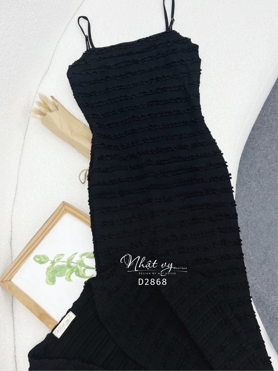 Set đầm thun ôm phối áo khoác form ngắn - D2868