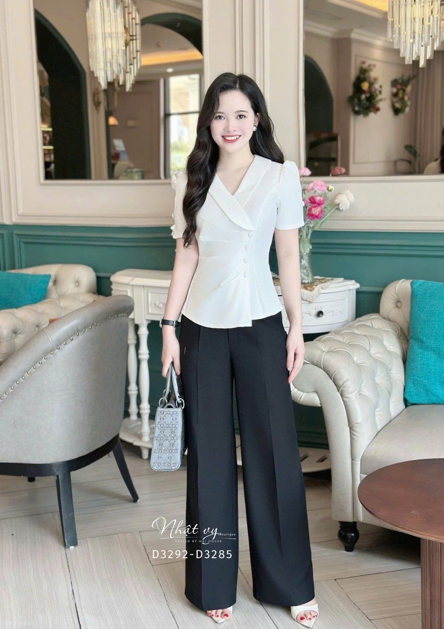 Quần tây form dáng suông - D3292