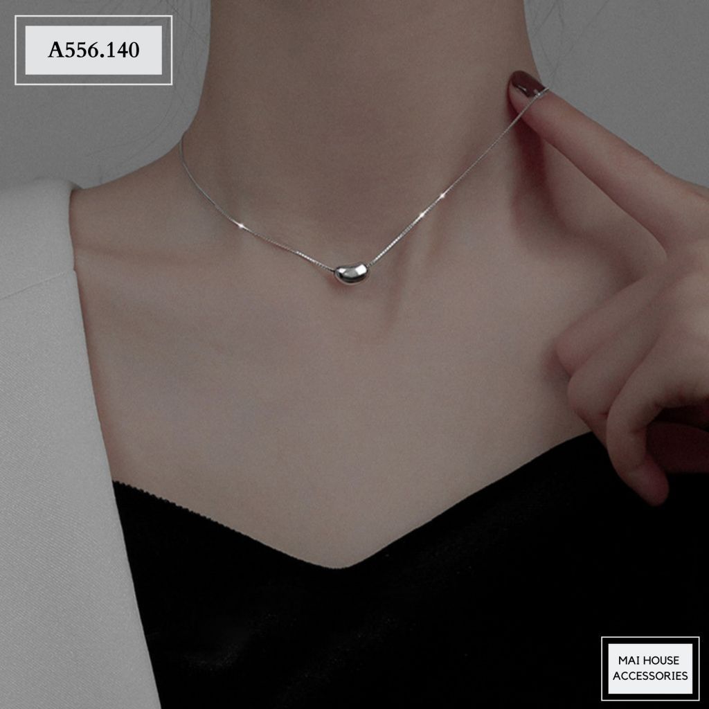 DÂY CHUYỀN TRÁI TIM BẠC A556
