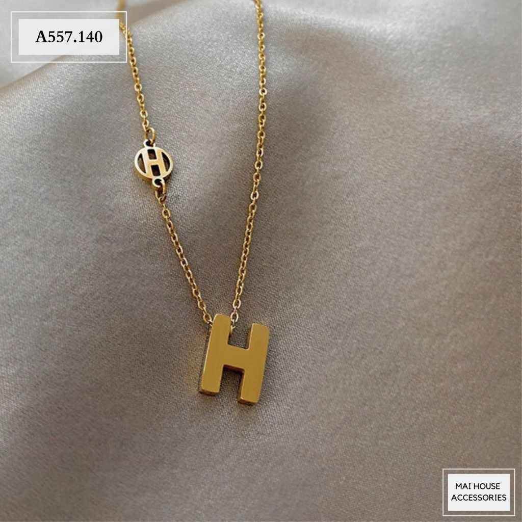 DÂY CHUYỀN MẶT CHỮ H A557