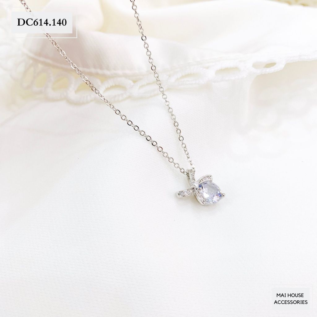 DÂY CHUYỀN NƠ ĐÍNH ĐÁ - DC614
