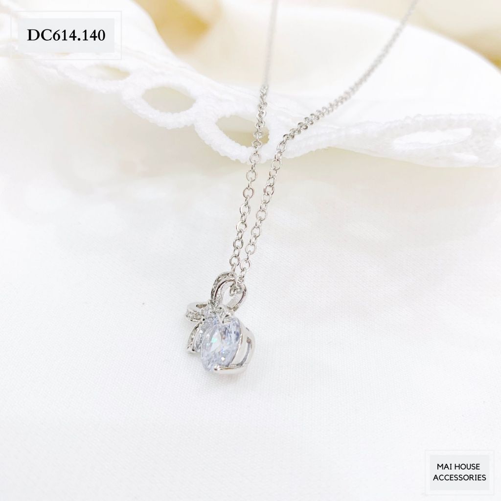 DÂY CHUYỀN NƠ ĐÍNH ĐÁ - DC614