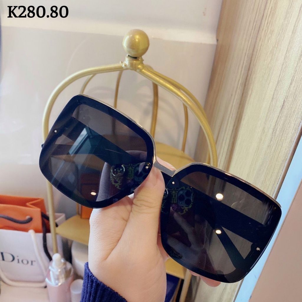 Kính mát nữ gọng vuông phối viền - K280