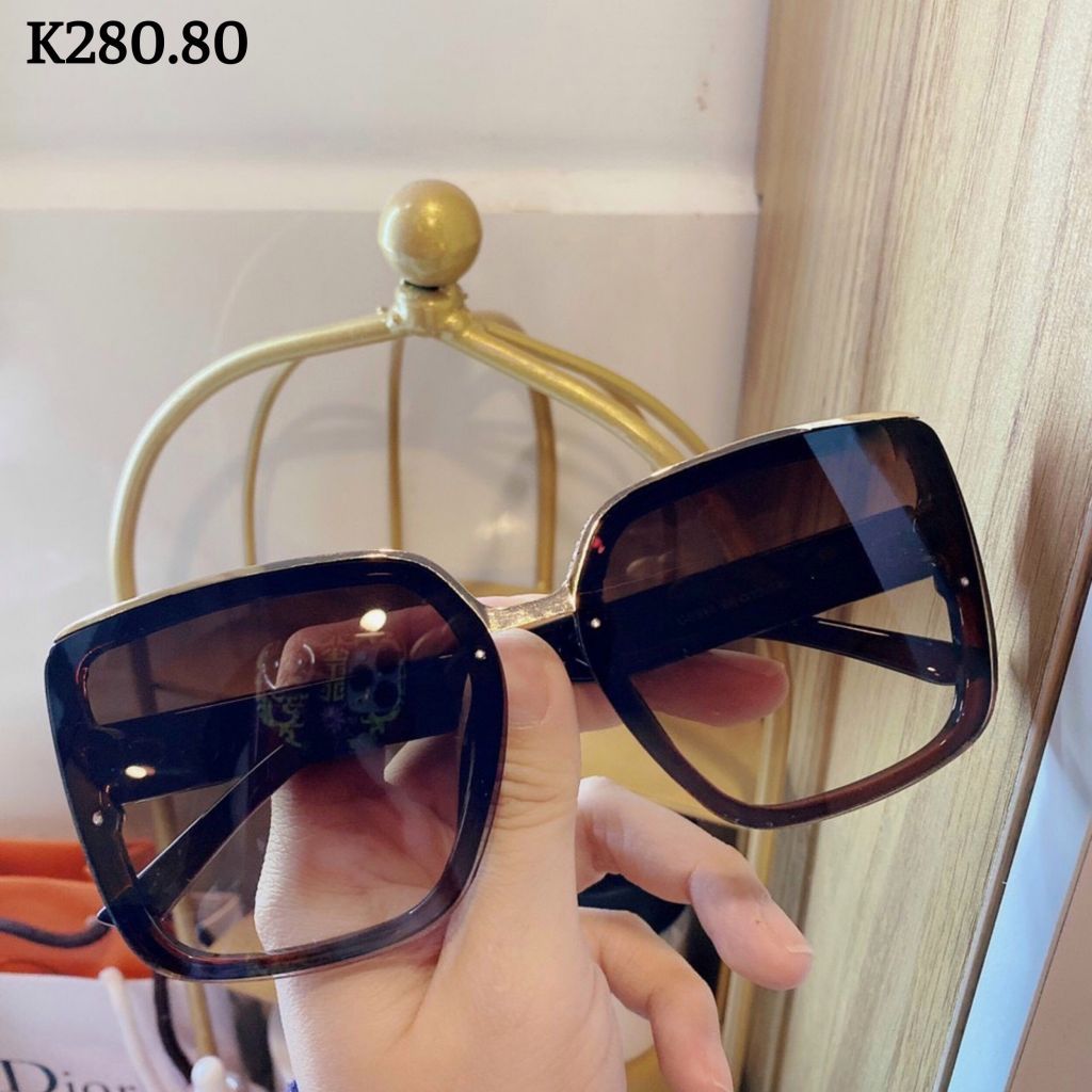 Kính mát nữ gọng vuông phối viền - K280