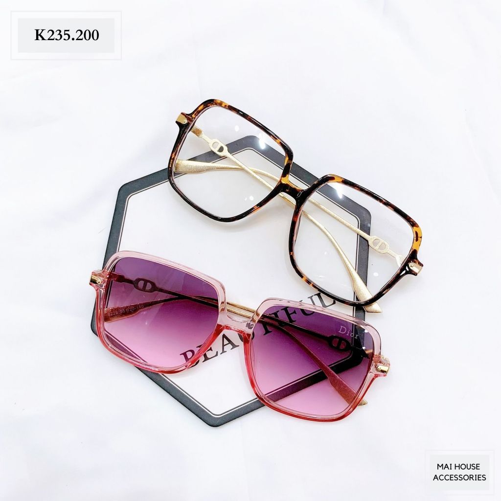 KÍNH DIOR GỌNG MỎNG SANG CHẢNH - K235
