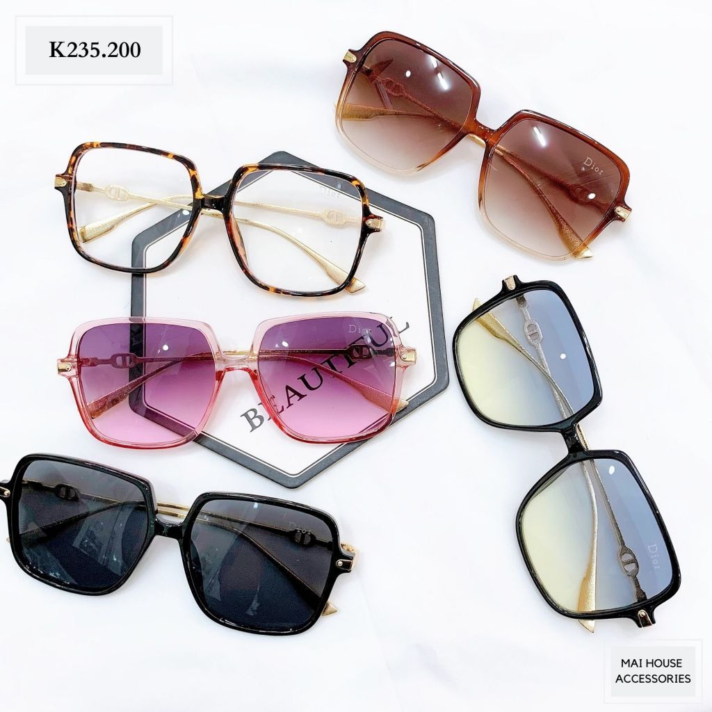 KÍNH DIOR GỌNG MỎNG SANG CHẢNH - K235