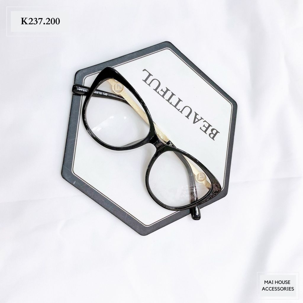 KÍNH FENDI MẮT MÈO GIẢ CẬN - K237