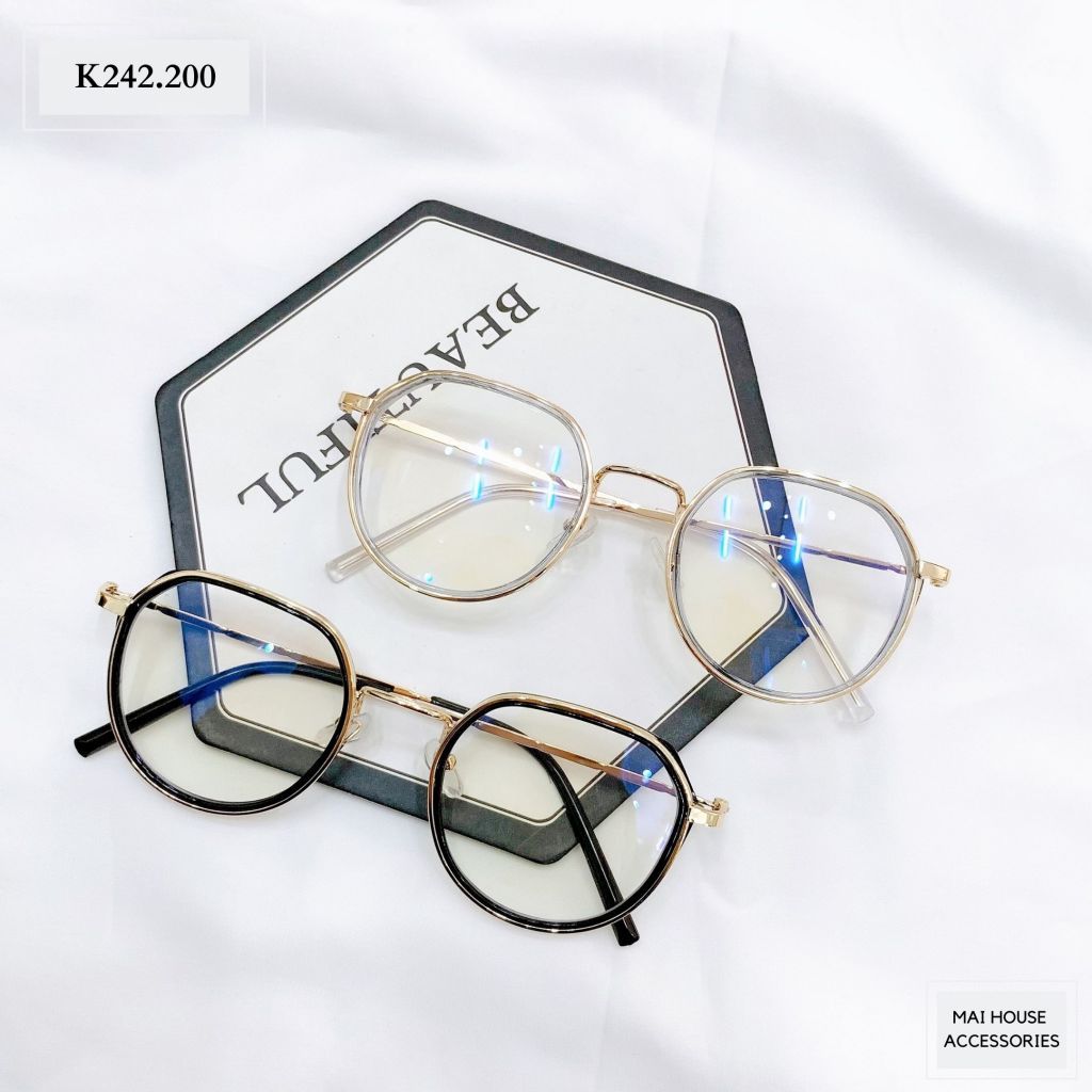 KÍNH VIỀN TRONG SUỐT GIẢ CẬN - K242