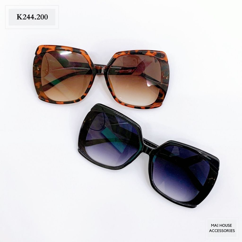 KÍNH GUCCI VIỀN 2 BÊN - K244