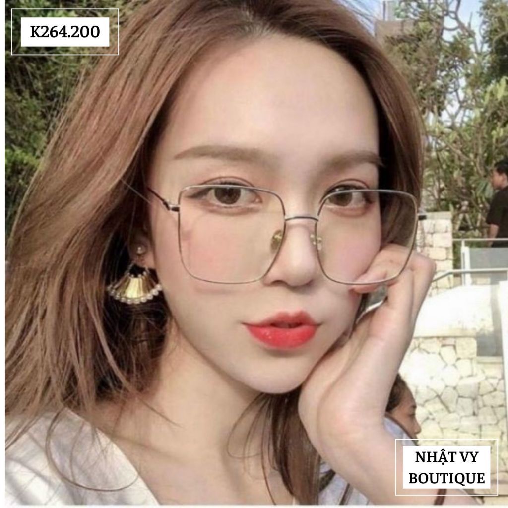 Kính giả cận bảng to viền mỏng - K264