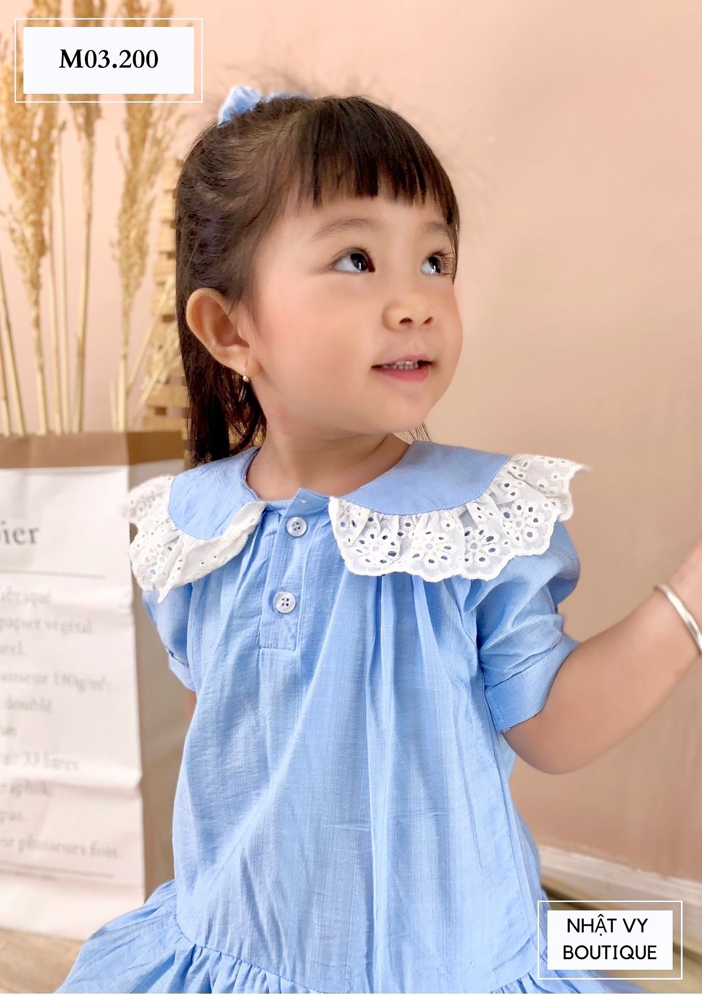 ĐẦM BÉ CỔ PHỐI BÈO - M03