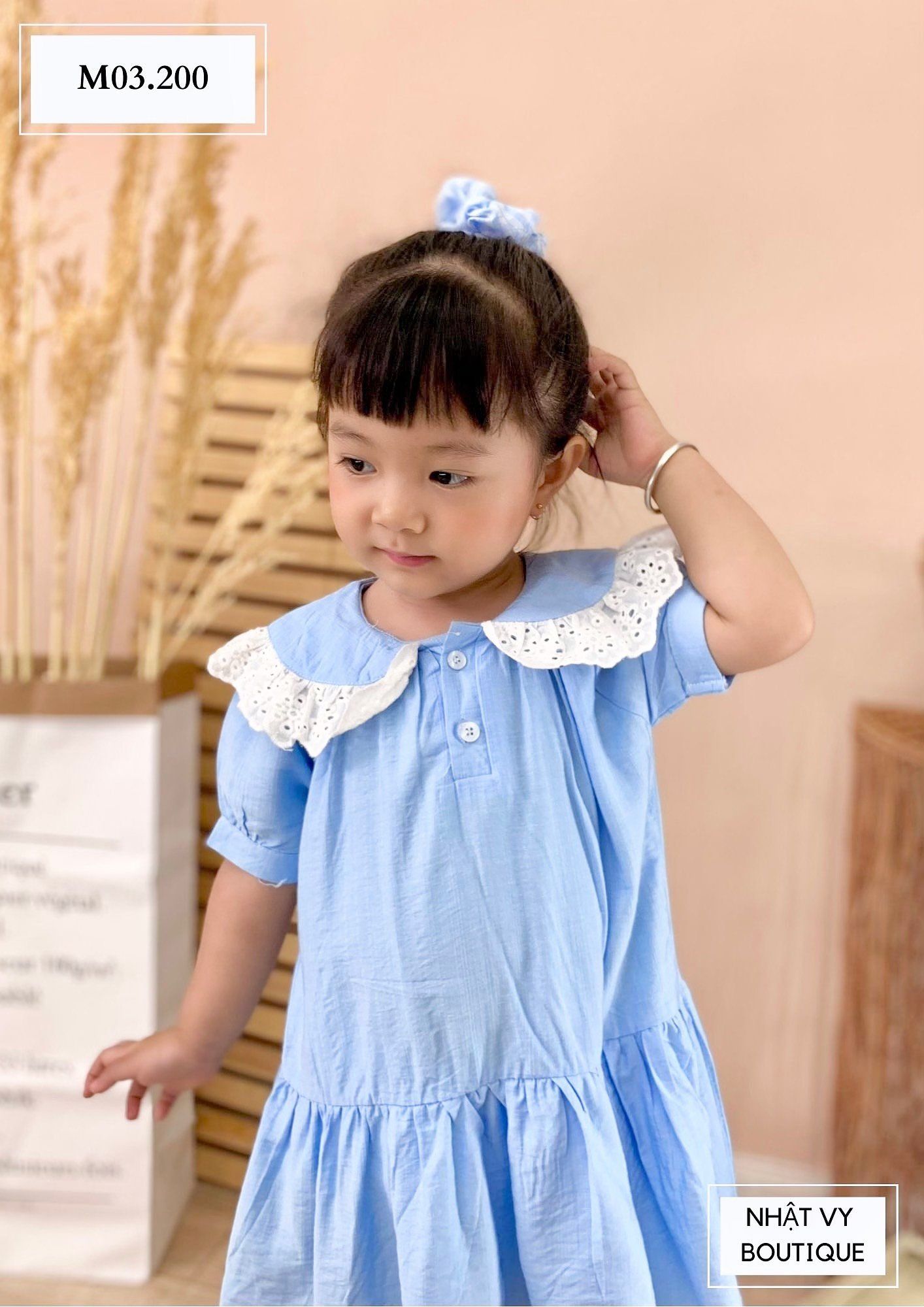ĐẦM BÉ CỔ PHỐI BÈO - M03