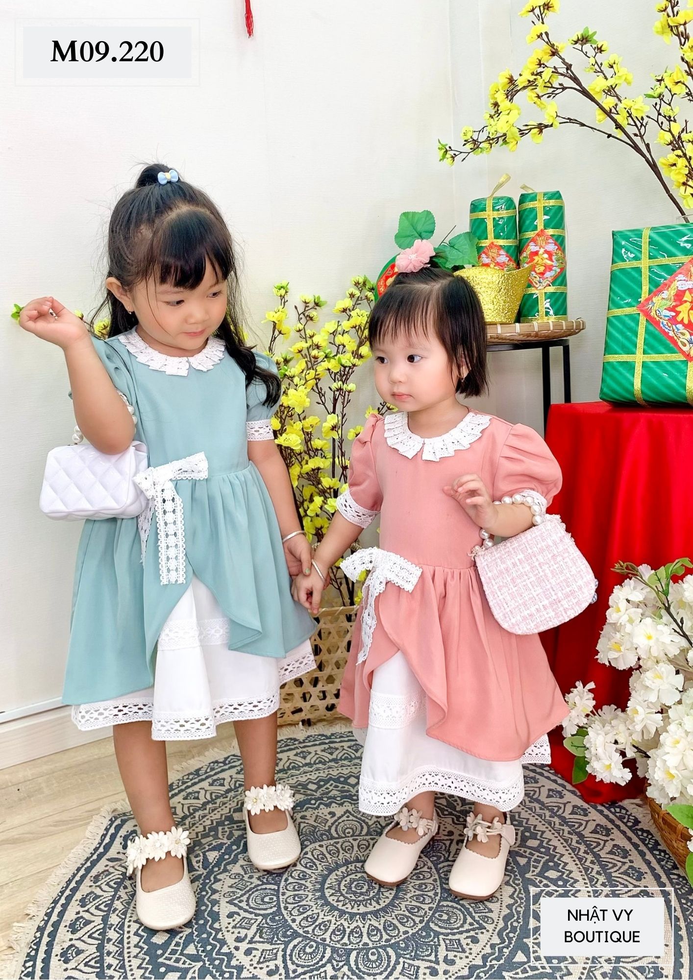 ĐẦM BÉ CÔNG CHÚA PHỐI REN - M09