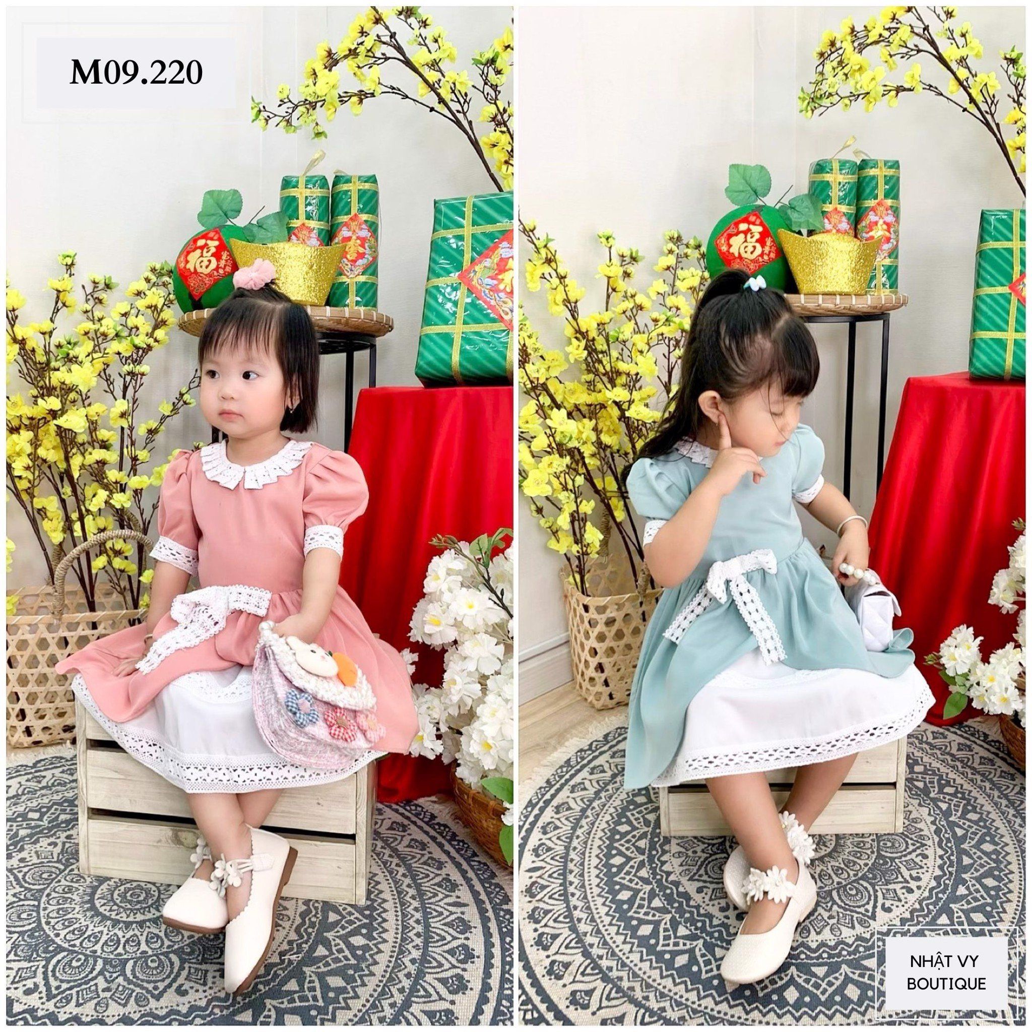 ĐẦM BÉ CÔNG CHÚA PHỐI REN - M09