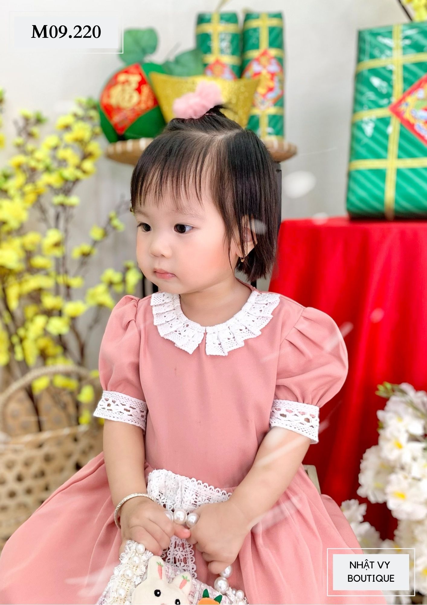 ĐẦM BÉ CÔNG CHÚA PHỐI REN - M09