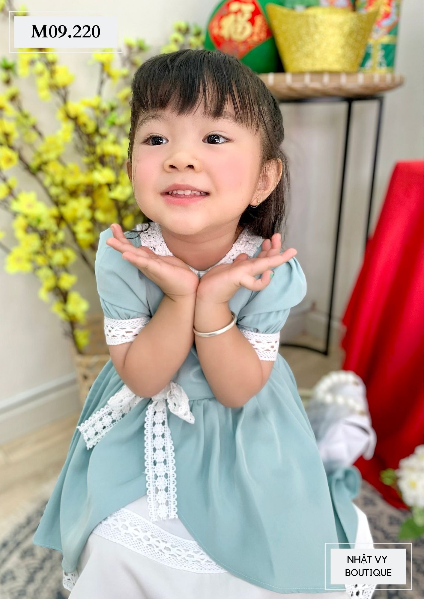 ĐẦM BÉ CÔNG CHÚA PHỐI REN - M09