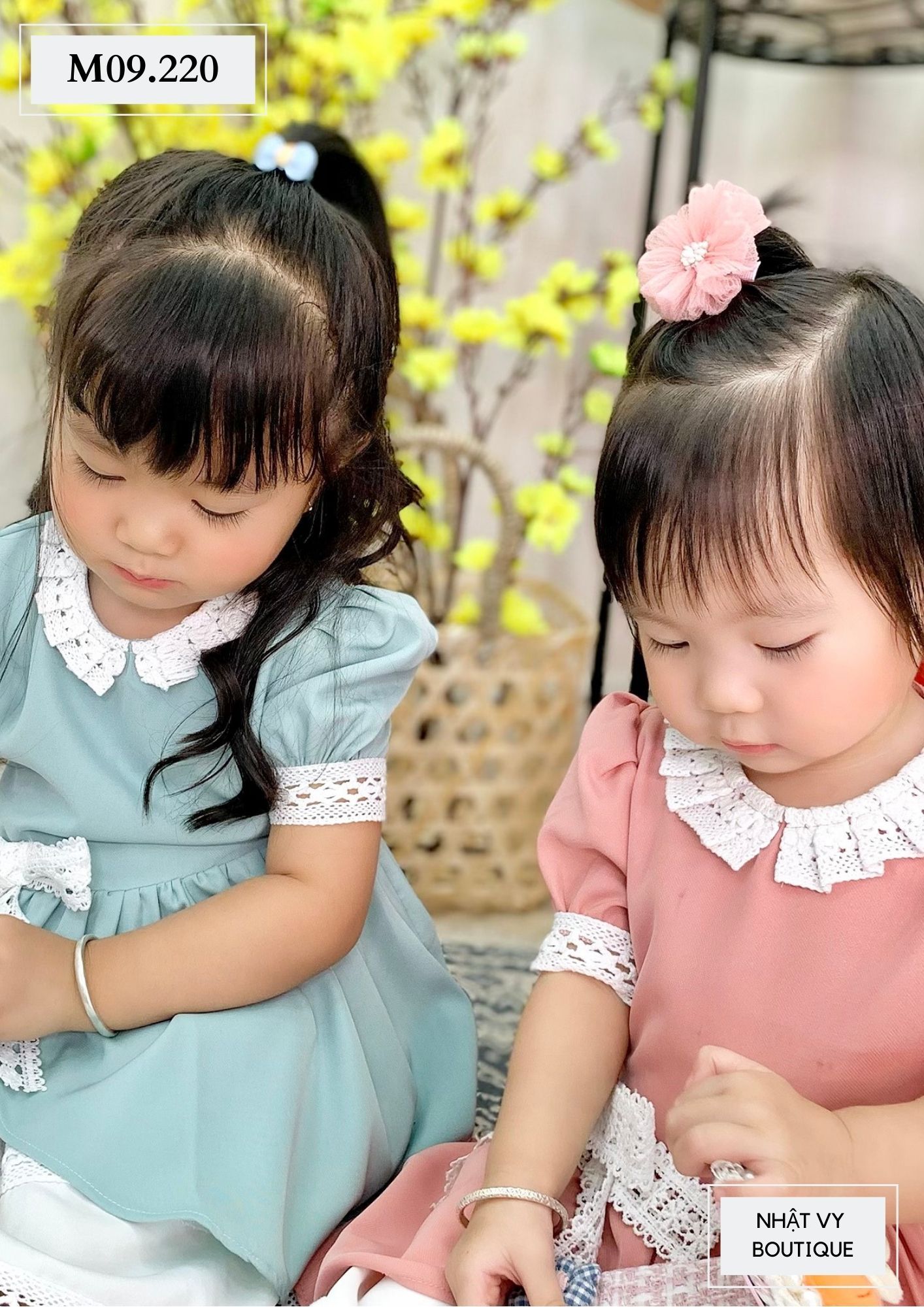 ĐẦM BÉ CÔNG CHÚA PHỐI REN - M09