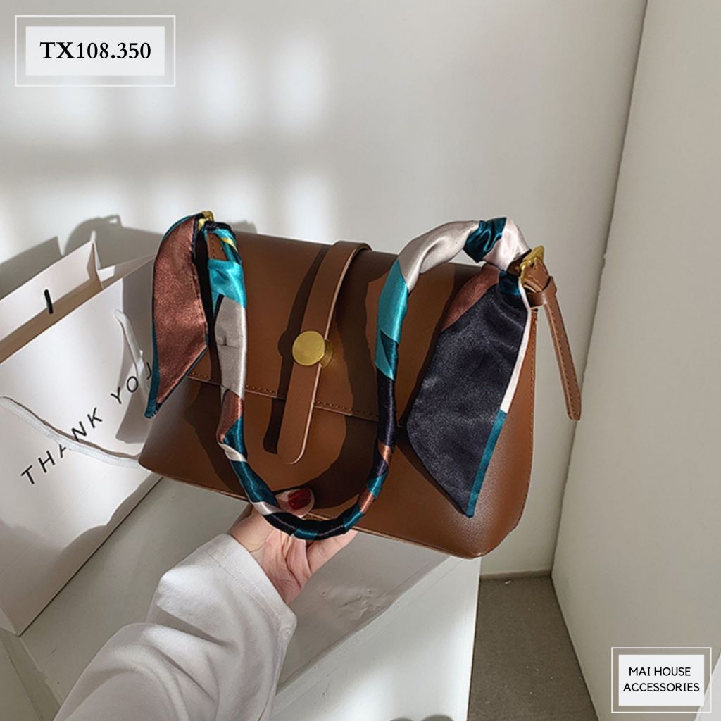 TÚI XÁCH DA PHỐI KHĂN TUBAN - TX108
