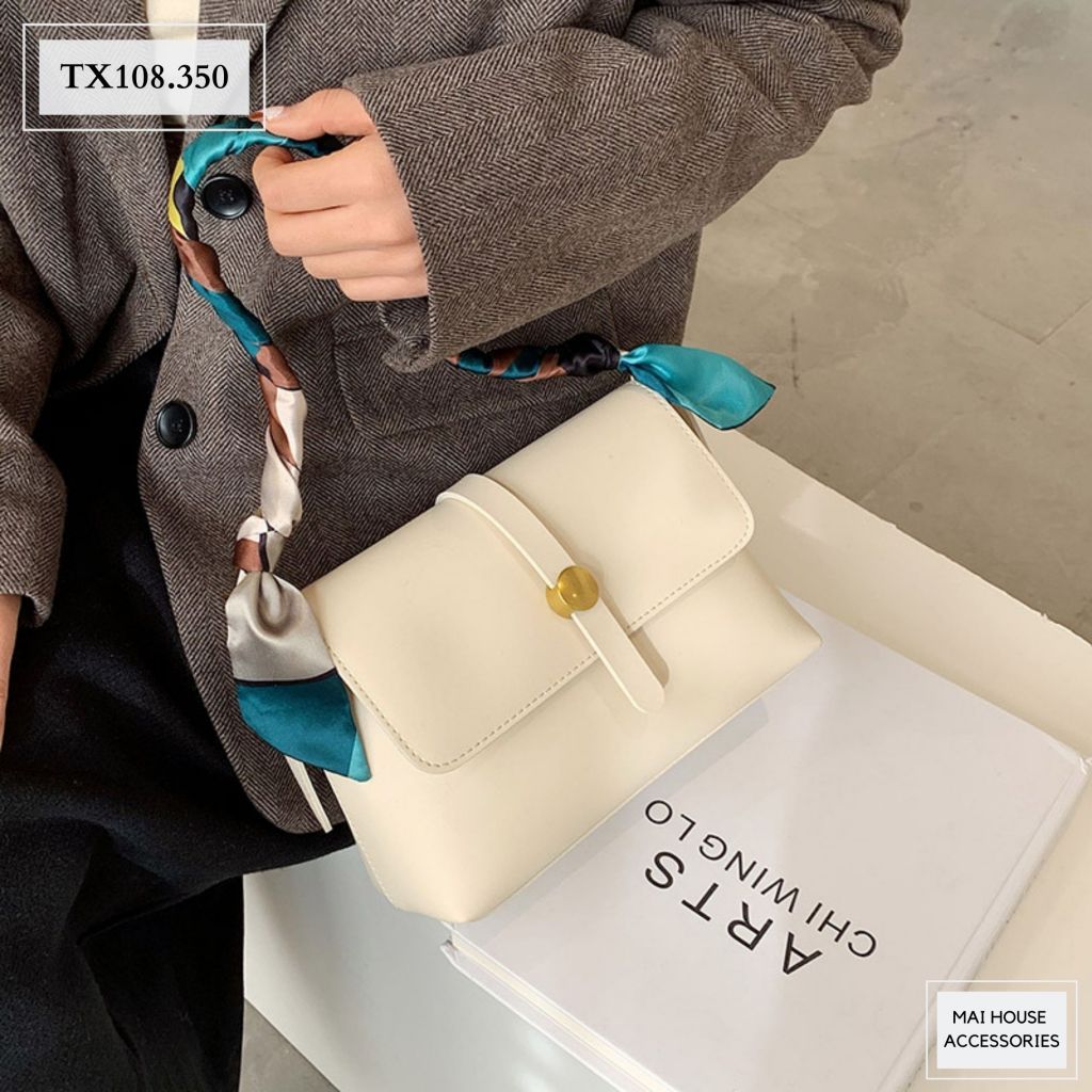 TÚI XÁCH DA PHỐI KHĂN TUBAN - TX108