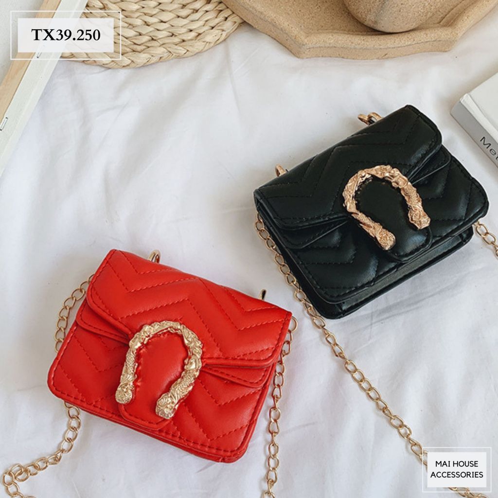 TÚI XÁCH MINI KHÓA RỒNG TX39