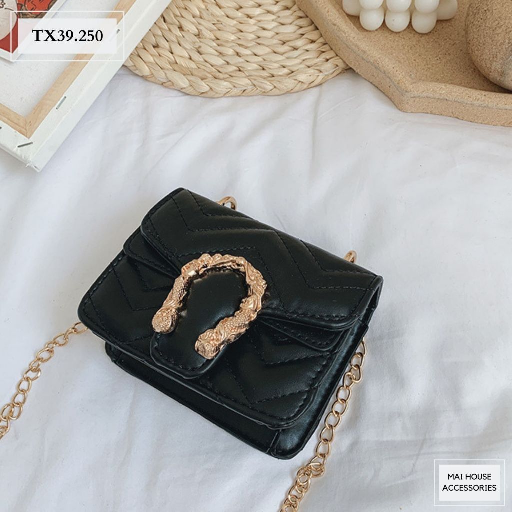 TÚI XÁCH MINI KHÓA RỒNG TX39