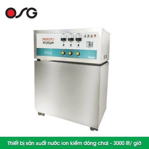 Equipment for producing bottled alkaline water