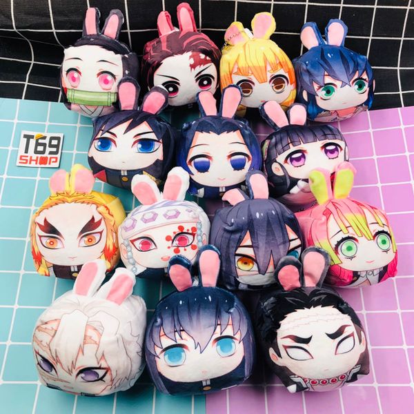 Móc khóa plushie mochi anime Kimetsu no Yaiba