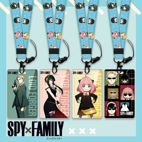 Dây đeo thẻ tên/móc khóa dây strap anime Spy x Family (Có kèm theo bảng tên)