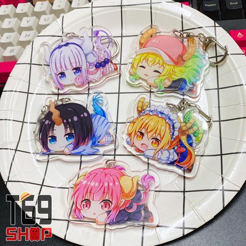 Móc khóa mica anime Miss Kobayashi's Dragon Maid