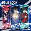 Vé laser anime Blue Lock - Thẻ Bookmark dùng đánh dấu trang (Có hologram lấp lánh)