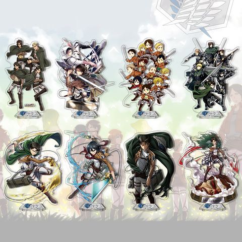 Tượng Standee mica anime Attack on Titan