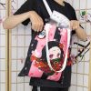 Túi tote vải canvas đeo chéo anime Kimetsu no Yaiba