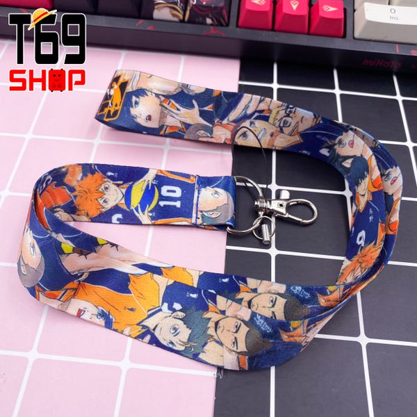 Dây đeo thẻ tên/móc khóa dây strap anime Haikyuu!!