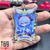 Móc khóa mica game Genshin Impact - Cute card ver