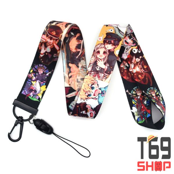 Dây đeo thẻ tên/móc khóa dây strap anime Jibaku Shounen Hanako-kun