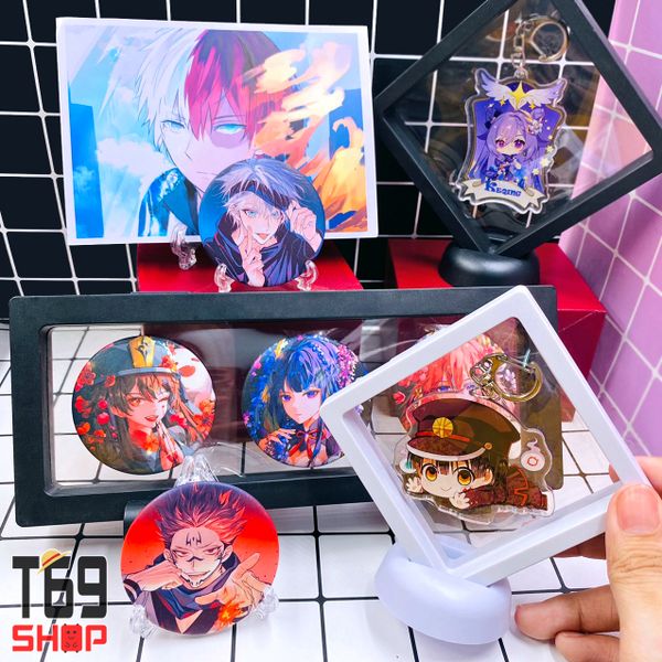 Khung đựng và giá đỡ trưng bày goods Anime (Móc khóa, huy hiệu, phụ kiện)